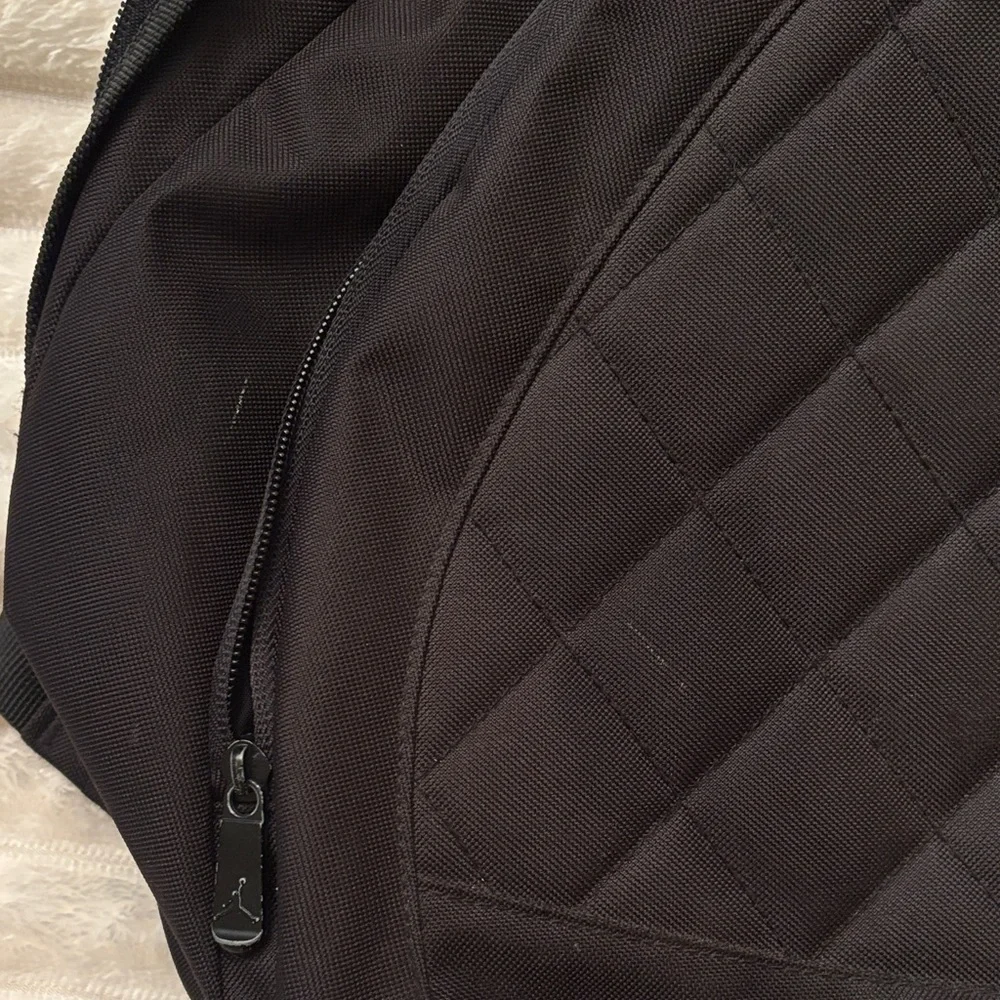 Jordan Black Quilted Sling Bag - Jordan